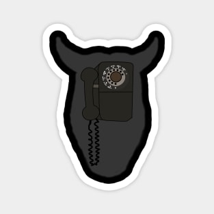 Black Phone Magnet