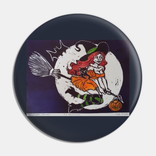 Bewitching ride Pin