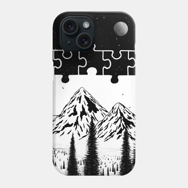 Puzzle Phone Case by jy ink