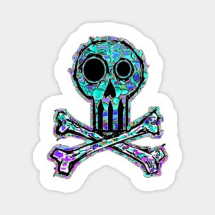 rebel skull cool rocker horror Show Magnet