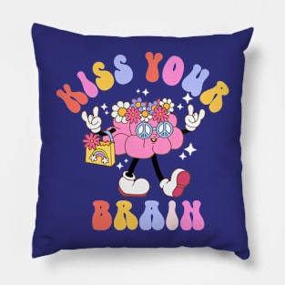 Kiss Your Brain SPED Teacher Learning Disability Support Pillow