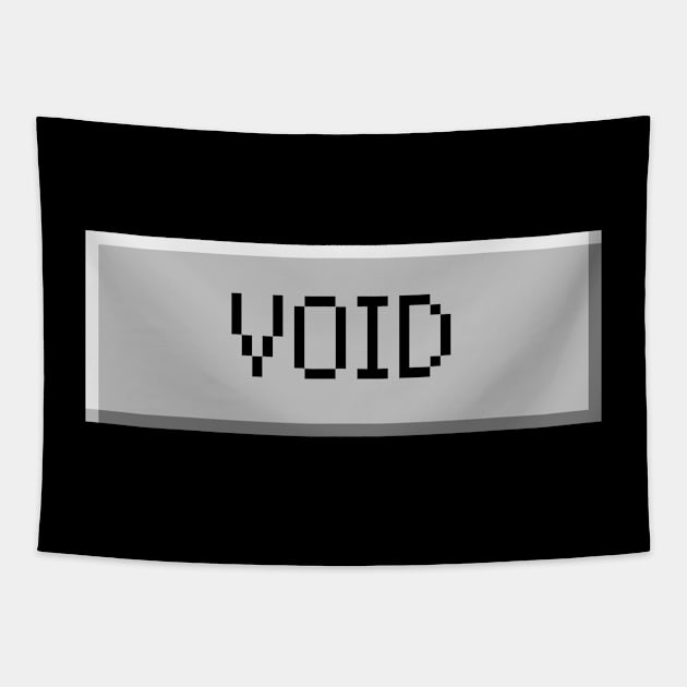 VOID Windows Button - Aesthetic Vaporwave Tapestry by Wizardmode