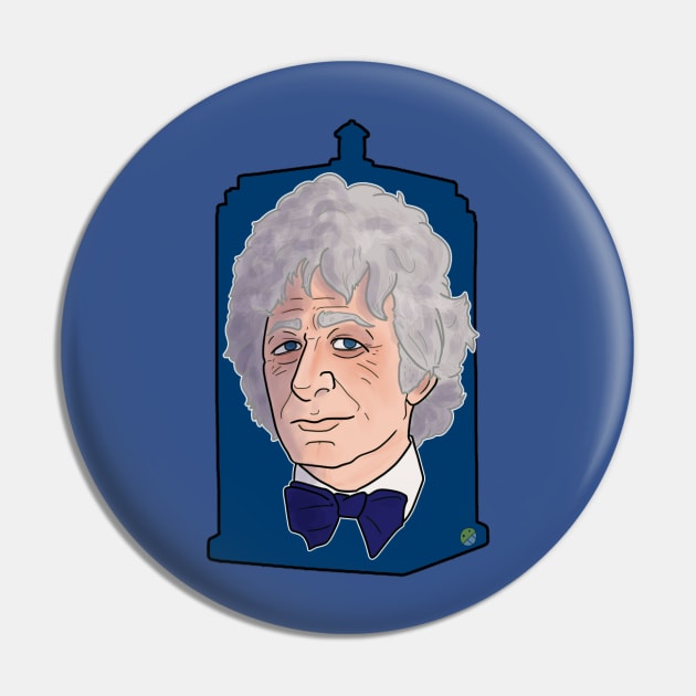 The Third Doctor Pin by ArtOfTheNerd