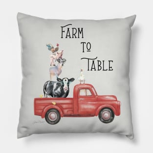 Farm Animal Family B1 Pillow