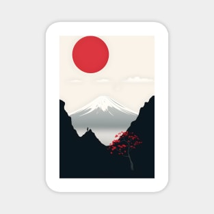 Japanese Inspired Design Magnet