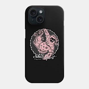 Sloth Spirit / pink_black [mr.Lenny Friends] Phone Case