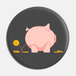 Piggy bank. Pin