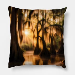 Cypress Trees Pillow