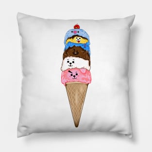 Icecream BT21 Pillow