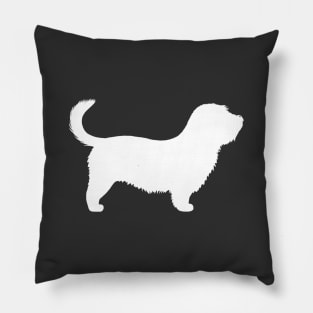 Glen of Imaal Terrier Silhouette - Long Tail Pillow