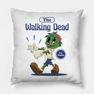 Cute Zombie Halloween Pillow