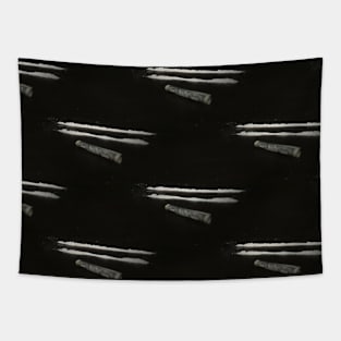 white lines Tapestry