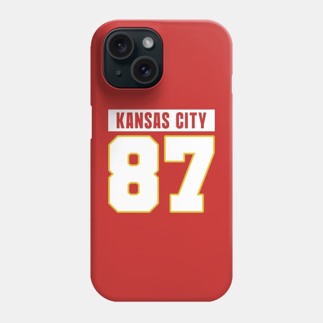 Travis kelce || Football || 87 || Front back Phone Case by Aloenalone