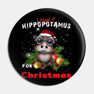 I want a hippopotamus for christmas Pin