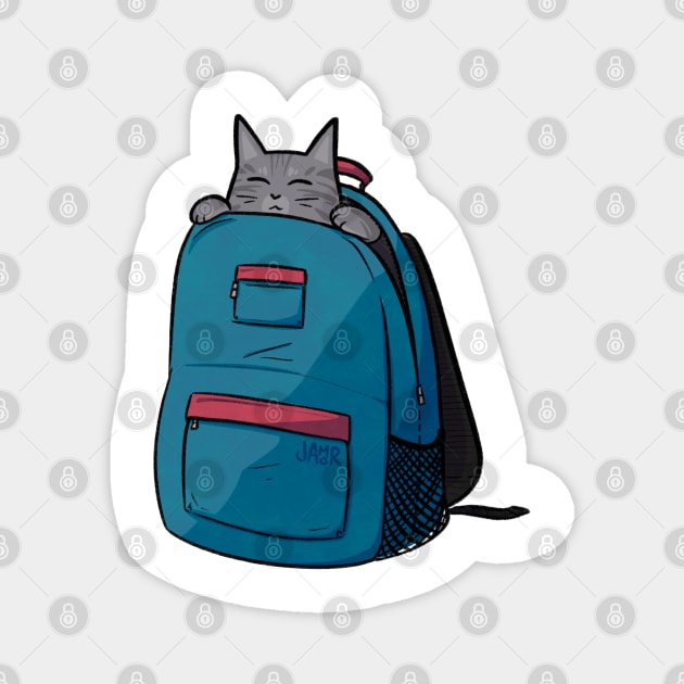 Tabby Catpack Magnet by jastinamor