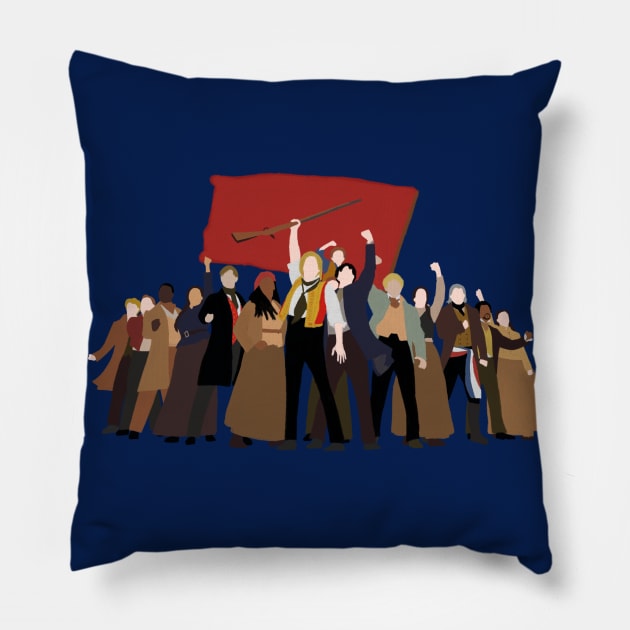 Les Mis: One Day More Pillow by byebyesally