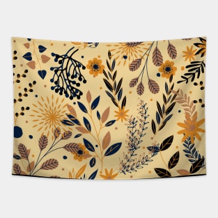 Forest Floral Print Tapestry