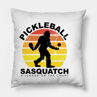 Pickleball Sasquatch - A Legend on the Court Pillow