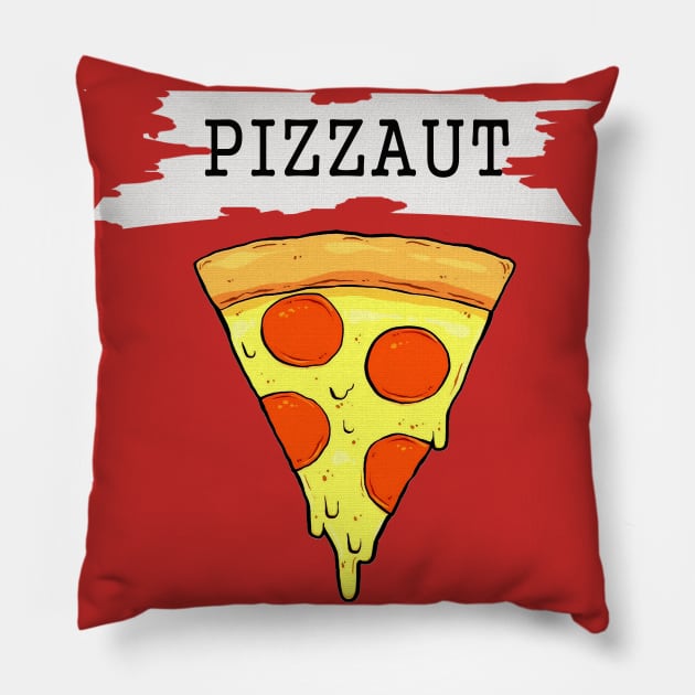 pizzaut slice food lovers Pillow by yrb barach