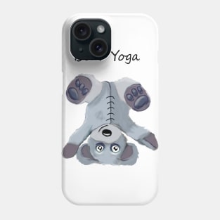 Bear Yoga Phone Case