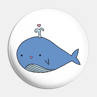 Happy Whale Pin