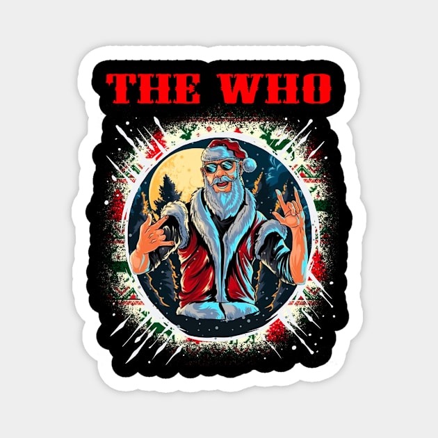 THE WHO BAND XMAS Magnet by a.rialrizal