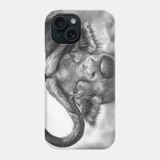 Warrior - Cape buffalo portrait Phone Case