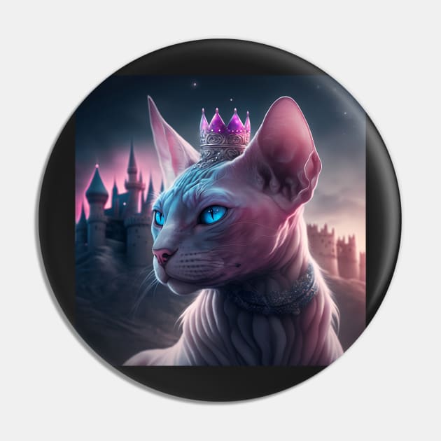 Majestic Queen Sphynx Pin by Enchanted Reverie