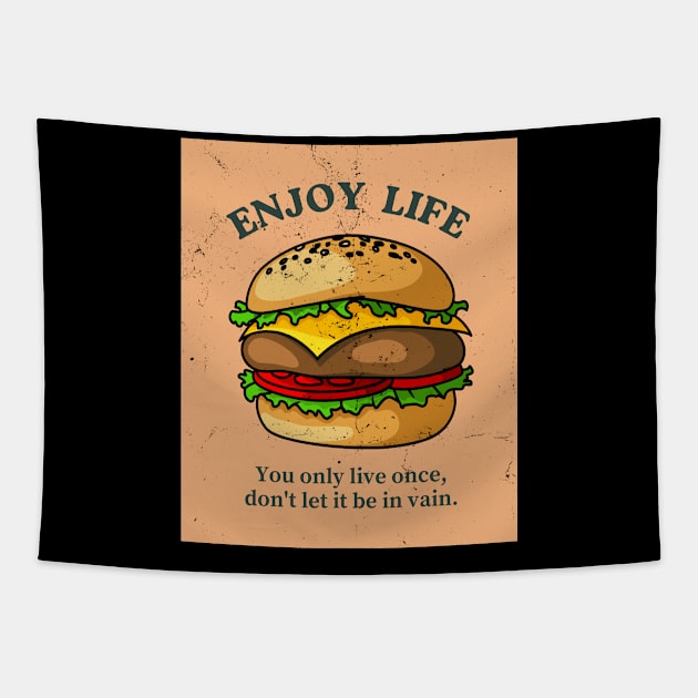 Enjoy Life Tapestry by After Daylight Project