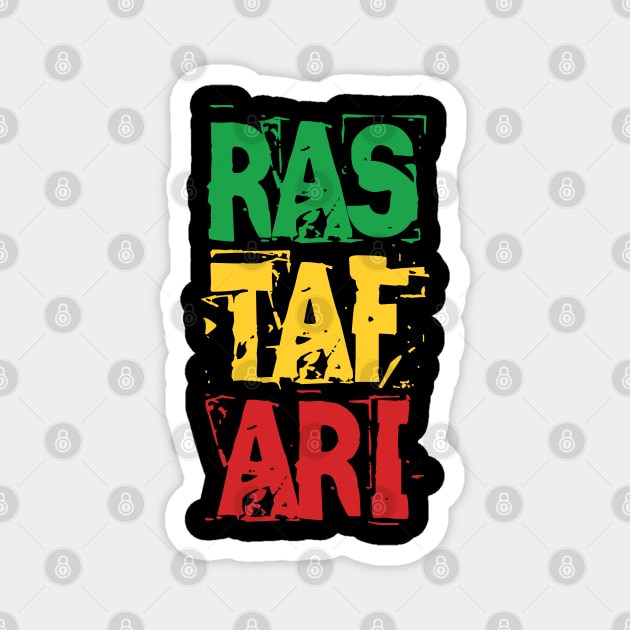 RASTAFARI Magnet by defytees