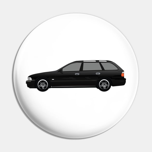 BMW E39 Wagon Pin by kindacoolbutnotreally