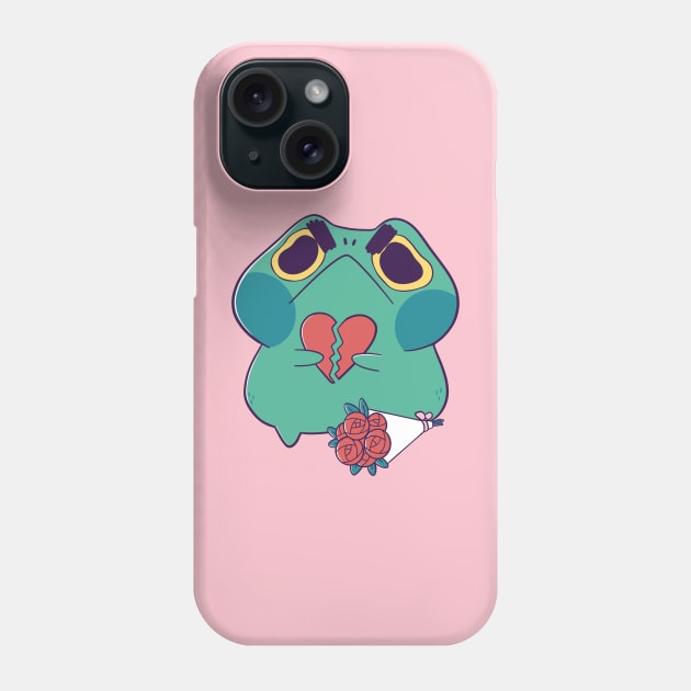 Broken Heart Frog Phone Case by TaylorRoss1