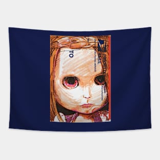 Blythe Doll Slap Tapestry