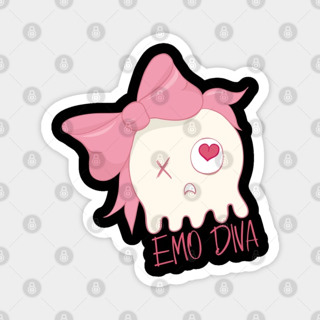 Emo Diva Magnet by kimmieshops