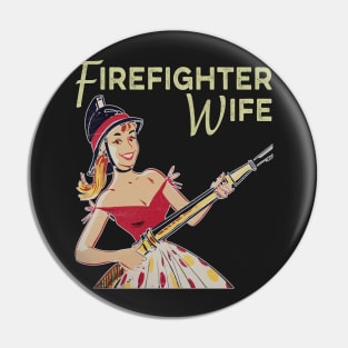 1950s Vintage Firefighter Wife Pin