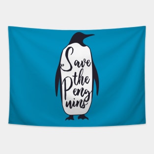 Save the Penguins Tapestry