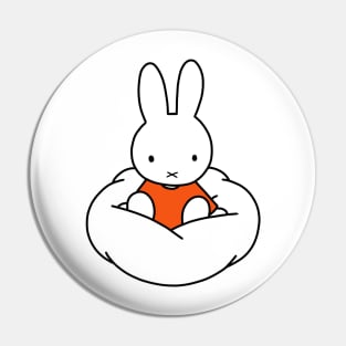 Miffy on a Cloud Pin