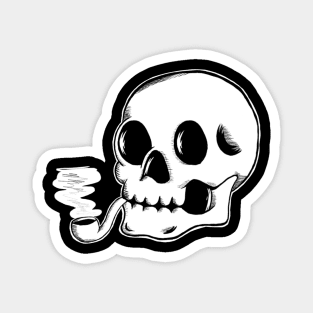 Smoking Skull Magnet