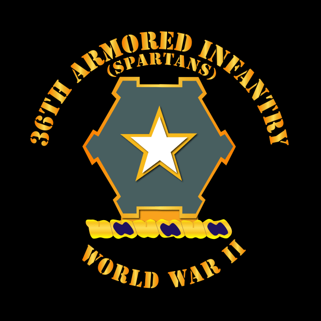 36th Armored Infantry - Spartans - WWII by twix123844