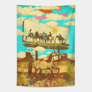 WESTERN ADVERTISEMENT Tapestry