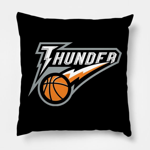 Thunder Lightning Ball Pillow by BlackCells Org.