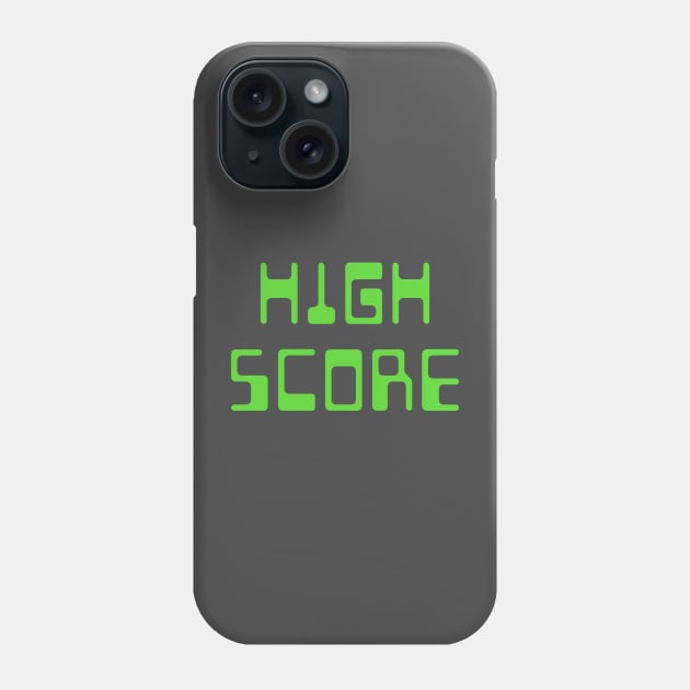 High Score Green Phone Case by Lyrical Parser