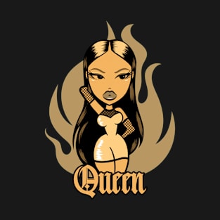 Queen Doll girl Brown-Out v2 T-Shirt