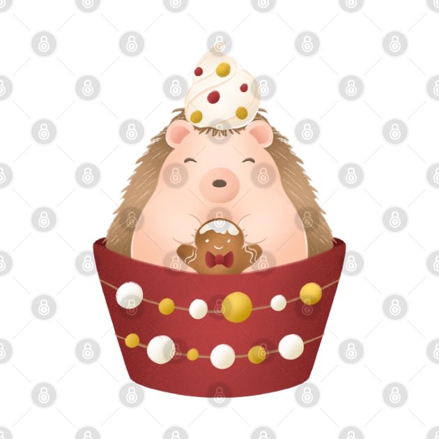 PRICKLY CUPCAKE by Catarinabookdesigns