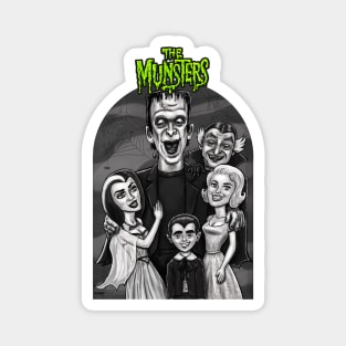 The Munsters (text) Magnet