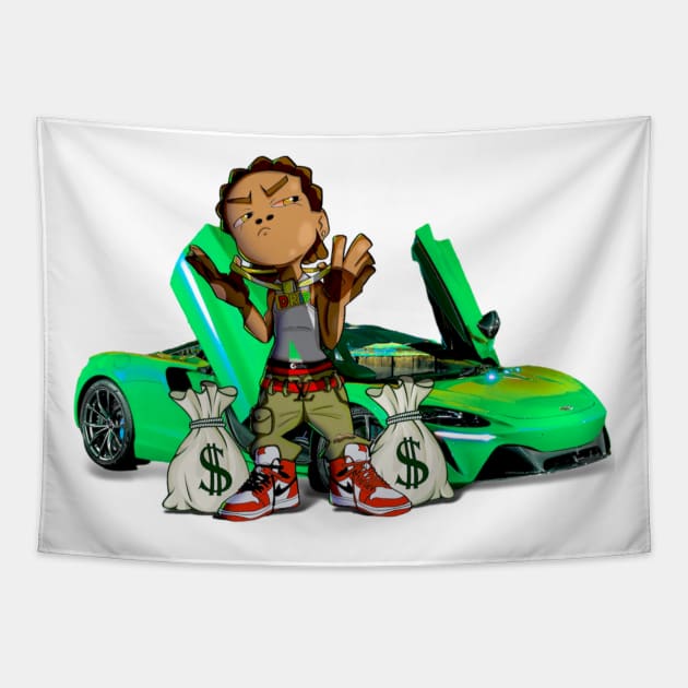Boondocks Drip Tapestry by CazzyShop