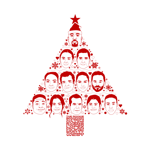 The Rookie Christmas Tree (no text) | The Rookie by gottalovetherookie