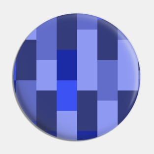 Abstract striped bars blue Pin