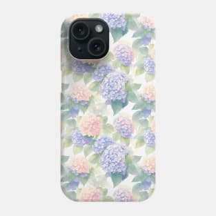 Amazing Watercolor Hydrangea - Floral Pattern Phone Case