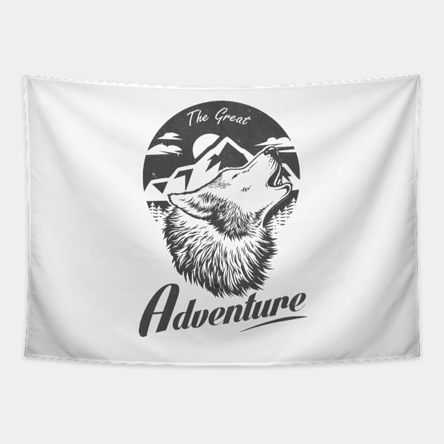 THE GREAT ADVENTURE Tapestry by orcunsahinalpjunk